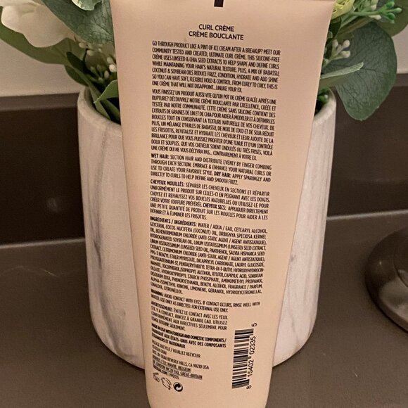 OUAI  Anti-Frizz Curl Styling Cream with North Bondi Fragrance 8oz - Picture 4 of 7